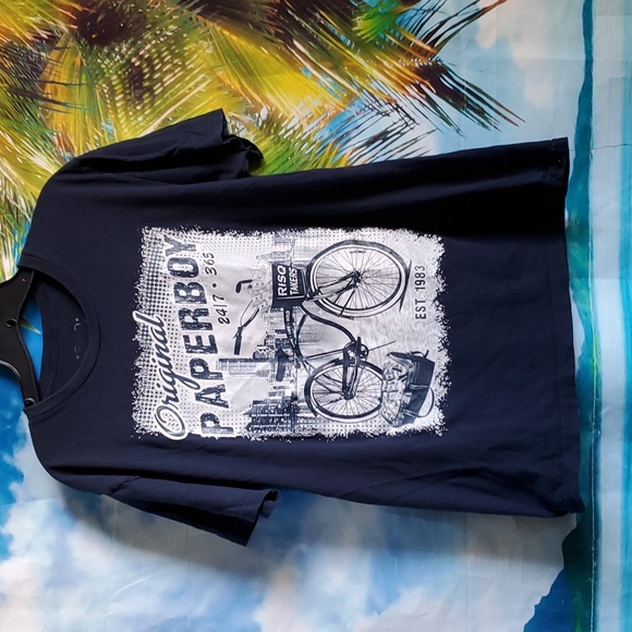 RISQ TAKERS Original PAPERBOY Short sleeves rare men's - Picture 1 of 5